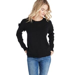 Vineyard Vines Sweater Merino Wool Cashmere‎ Fringe Size Medium